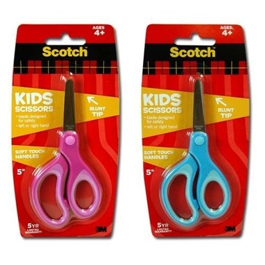 SCOTCH Ciseaux enfants 1442B couleurs ass. 12cm