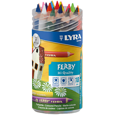 LYRA Farbstifte Ferby 3623180 18 Farben