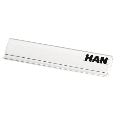 HAN Beschriftungs-Clip 60x13mm 1021 transparent universal 10 Stück