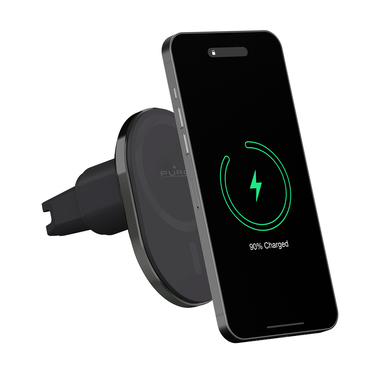 Mag Pro car holder and 15W charger compatible MagSafe | Puro