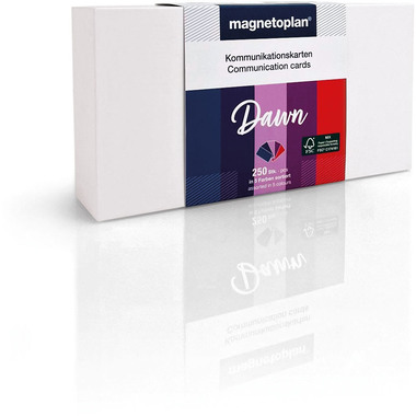MAGNETOPLAN Kommunikations-Karten 20x10cm 112501520 Set Dawn, ass. 250 Stück