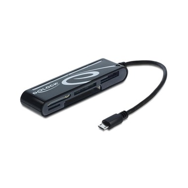 Delock Card Reader External 91732 All in 1 MicroUSB
