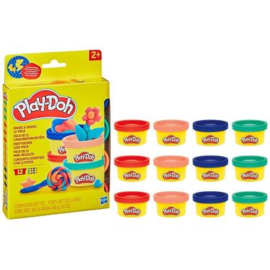 Play-Doh Party Cans 12-Pack 12 Mini Cans à 28 g, 4 Colors,