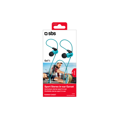 Wired Stereo In-Ear Headphones Runway Ghost, 3.5 mm Jack with Microphone and Call Answer Button