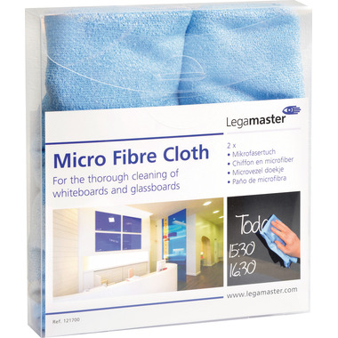 LEGAMASTER Micro fibra 40x40cm 7-121700 blu, tessile 2 pezzi