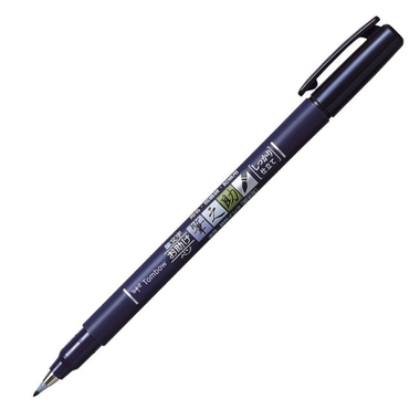 TOMBOW Stylo de calligraphie Hard WS-BH150 Fudenosuke, noir