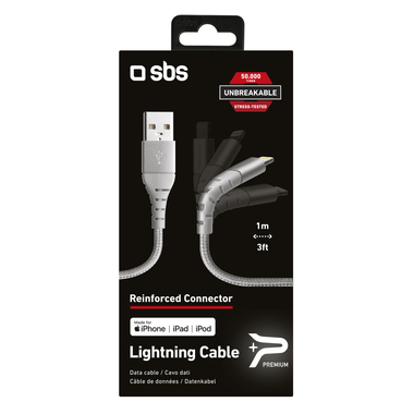 Anti-Tangle USB-Kabel – Metall-Lightning