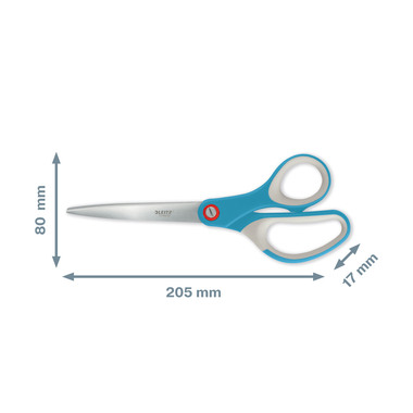 LEITZ Ciseaux Titan Cosy 5332-00-61 bleu 20.5cm