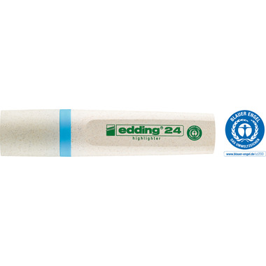EDDING Textmarker 24 EcoLine 2-5mm 24-10 bleu claire