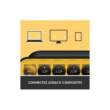 Logitech Keyboard POP Keys Blast Yellow