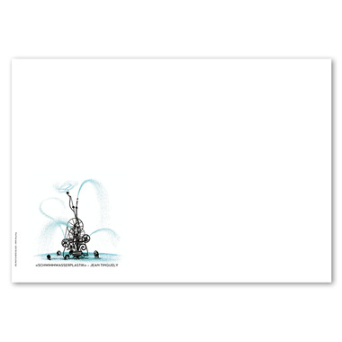 First-day cover «100 years Jean Tinguely» Unstamped first-day cover (FDC) E6