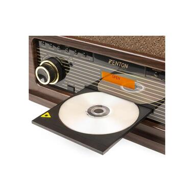 Fenton Giradischi Memphis Vintage Marrone Scuro