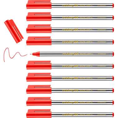 EDDING Fineliner 88 officeliner 0,6mm 88-2 rot