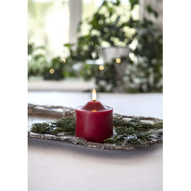 STAR TRADING LED Kerze Flamme 9.5cm 12.061-60 rot