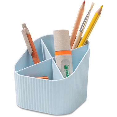 HAN Stifteköcher Re-X-LOOP 2.74 pastellblau 4 Fächer