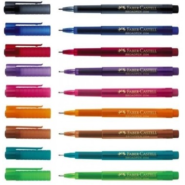 FABER-CASTELL Fineliner Broadpen 1554 0.8mm 155428 pink