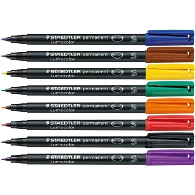 STAEDTLER Lumocolor permanent S 313 WP8 8 Farben ass.