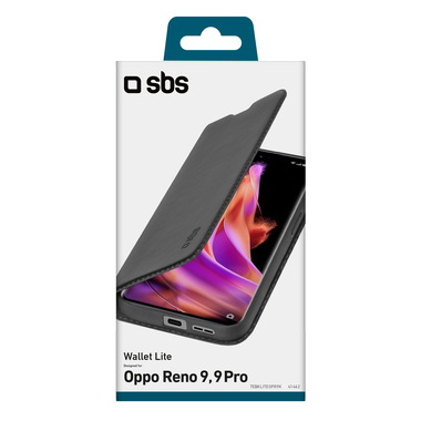 Bookcase mit Kartenfächern für das Oppo Reno 9/9 Pro | SBS