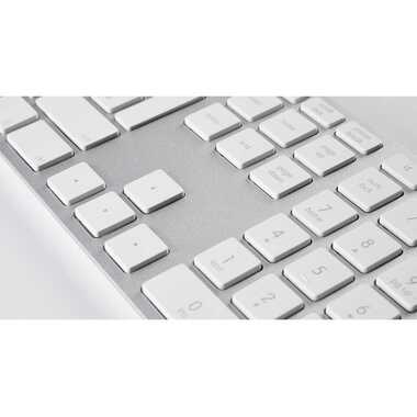 LMP Tastatur USB Grosse Beschriftung WinOS Silber