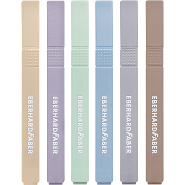 EBERHARD FABER Textmarker Slim 551505 natural shades 6 pezzi