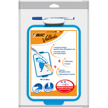 BIC Schultafel Velleda 841360 weiss 19x26cm