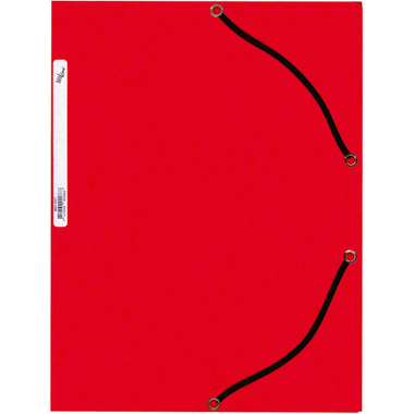 BÜROLINE Pochette à élastique A4 460697PE1U rouge, carton