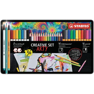 STABILO Set Creative Arty 87/3193 36 pcs. ass.