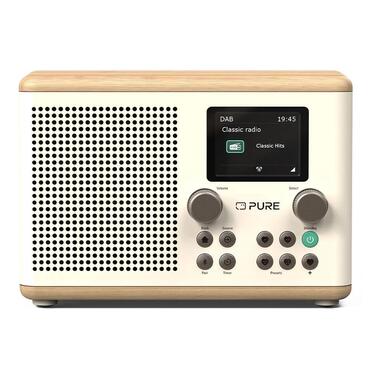 Pure DAB+ Radio Classic H4 Oak/White