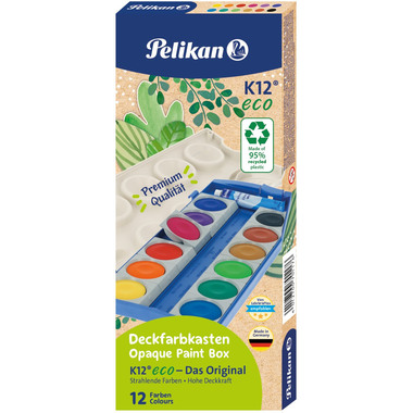 PELIKAN Farbkasten K12 eco 701174 12 Farben