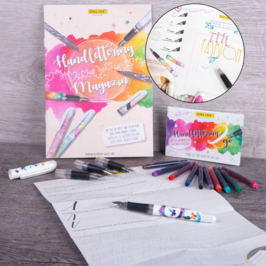 ONLINE Handlettering Set 1.4mm 12398 Soft Marble bleu