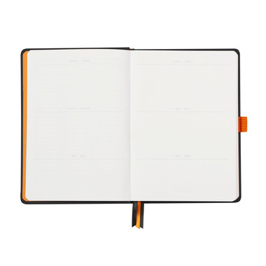 RHODIA Notizbuch Goalbook HC A5 118571C schwarz, dots 120 Blatt