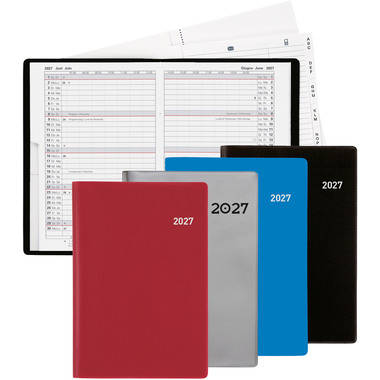 BIELLA Agenda Istanbul 2027 855612020027U 1M/2P noir ML 10.6x15.3cm