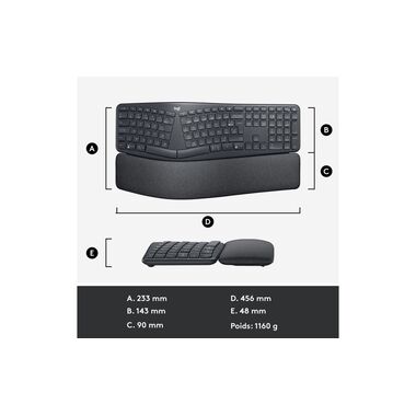 Logitech Keyboard K860 for Business