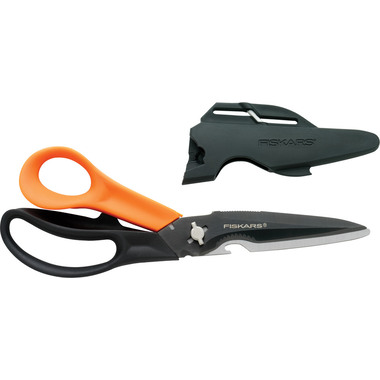FISKARS Mehrzweckschere 23cm 1000809 orange/schwarz, Rechtshänder