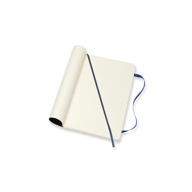 MOLESKINE Notizbuch L/A5 854764 Punktraster,Soft Cover,Saphir