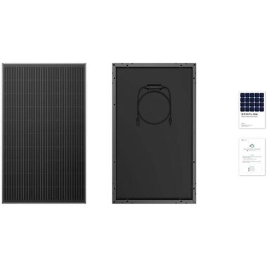 EcoFlow Solarpanel Monokristalin Modul, MC4, Rigid, 100 W, 2 Stück