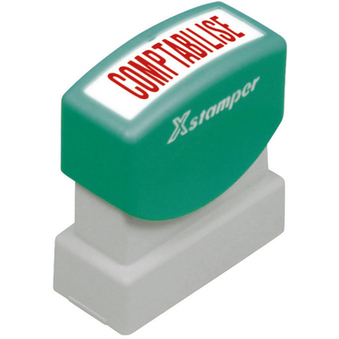 XSTAMPER Timbro Comptabilisé F F129-R rosso