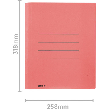 BIELLA Dossier classeur Praxis A4 16740045U rouge, 320gm2 250 flls.