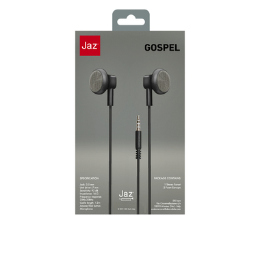Earphones with jack cable and integrated microphone | JAZ