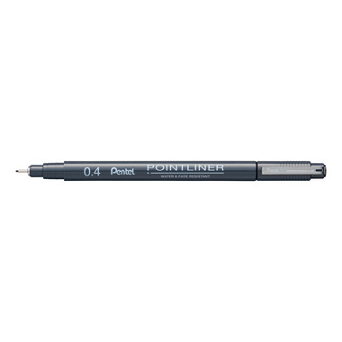 PENTEL Fineliner Pigment 0.4 mm S20P-4A POINTLINER, schwarz