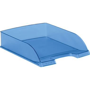 LEITZ Corbeille à courrier Plus A4 52270034 bleu gelée