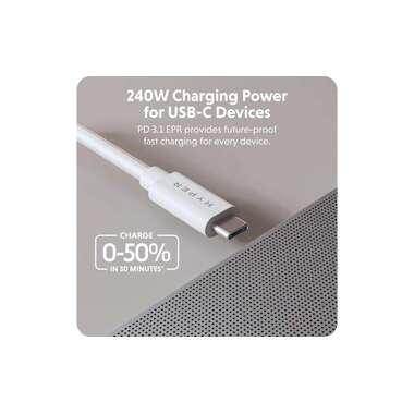 HYPER Câble USB4 Performance USB-C - USB-C 1.2 m