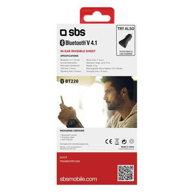 Oreillettes Bluetooth Invisible Ghost