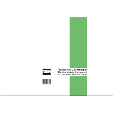 FAVORIT Transparentpapier A3 1798 B 80/85g 50 Blatt