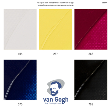 VAN GOGH Couleurs à l'huile 2820405 5x20 ml