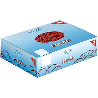 LÄUFER Rondella Elastiques Nr.8 50447 rouge, 50mmx1,4mm 100g