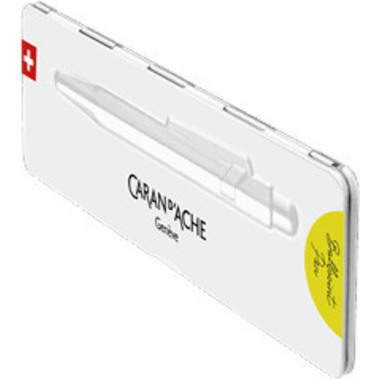 CARAN D'ACHE Kugelschreiber 849 Pop Line 849.970 gelb fluo, mit Metalletui