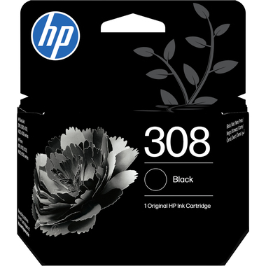 HP Cartouche d'encre 308 noir 7FP21UE#LS1 Envy 6122e/6520e 160 pages
