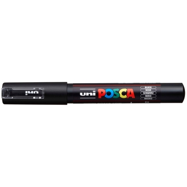 POSCA Marker 0.7mm PC-1M BLACK schwarz