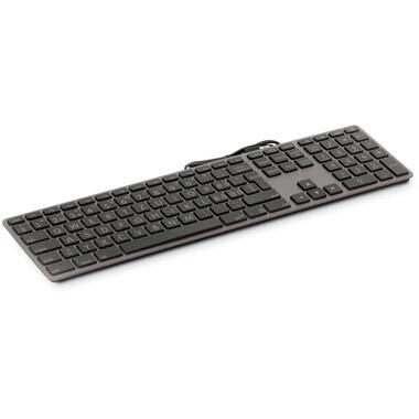 LMP Tastatur USB Grosse Beschriftung WinOS Grau